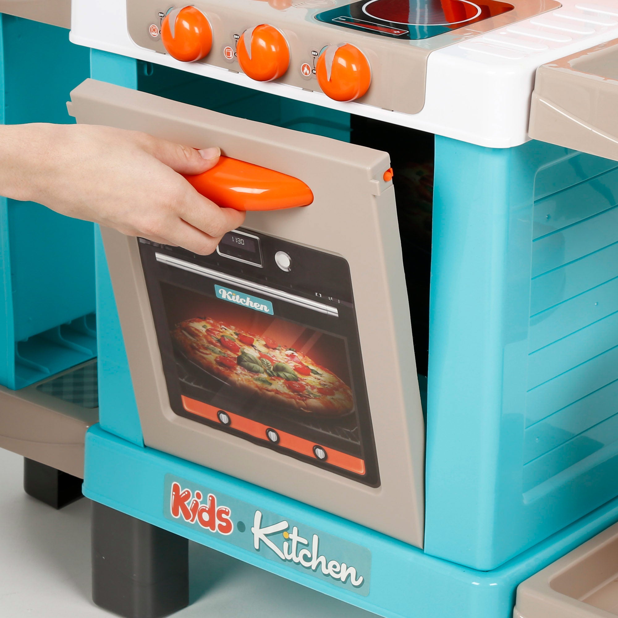 Cocinita eléctrica con luz, sonido y accesorios 78x28x87 cm My Home