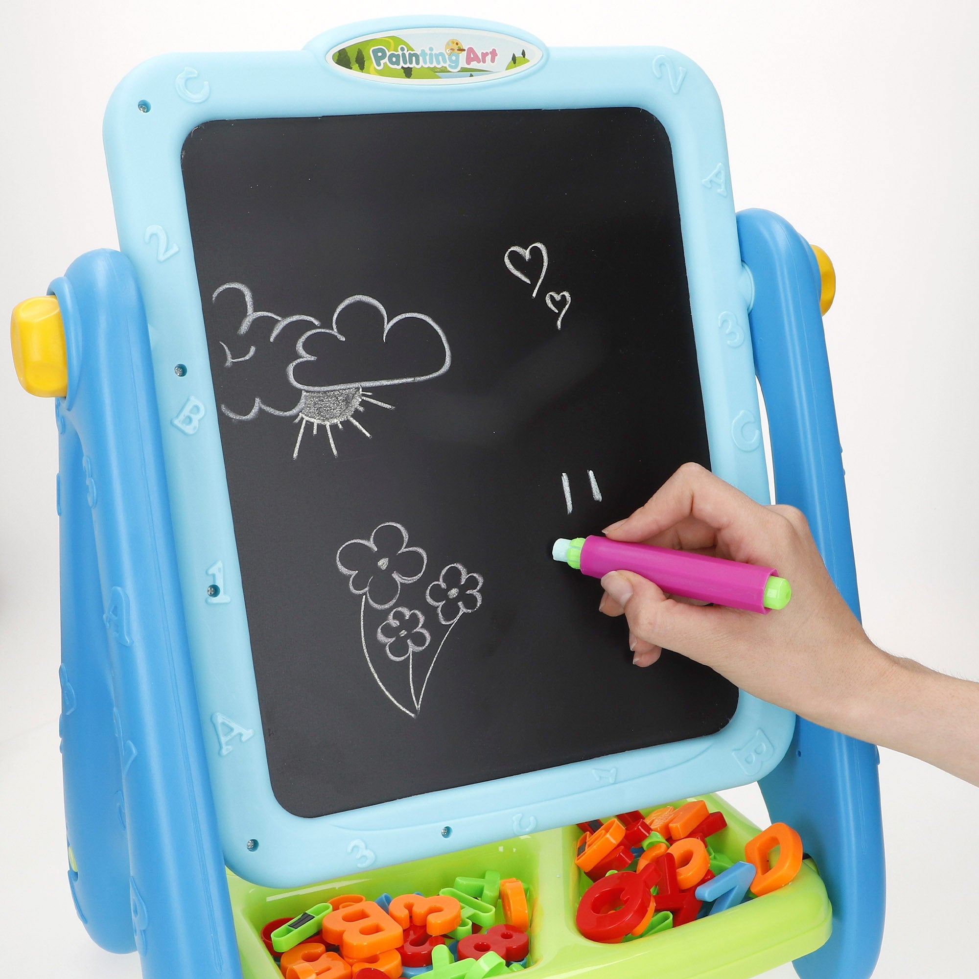 Pizarra magnética 2 en 1 con números y letras Good Idea