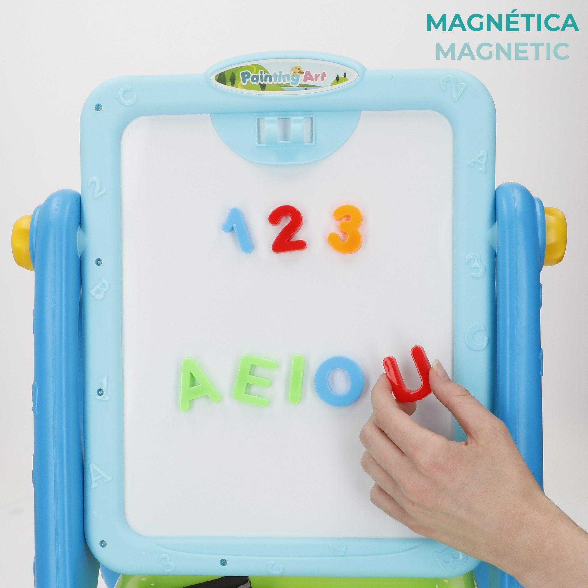 Pizarra magnética 2 en 1 con números y letras Good Idea