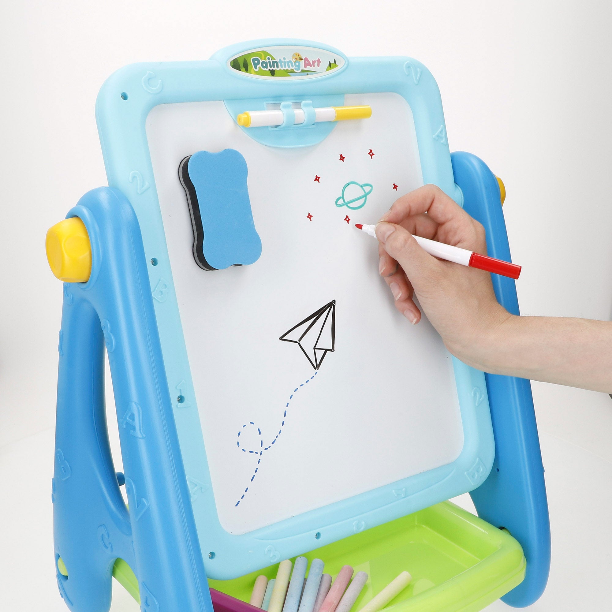 Pizarra magnética 2 en 1 con números y letras Good Idea