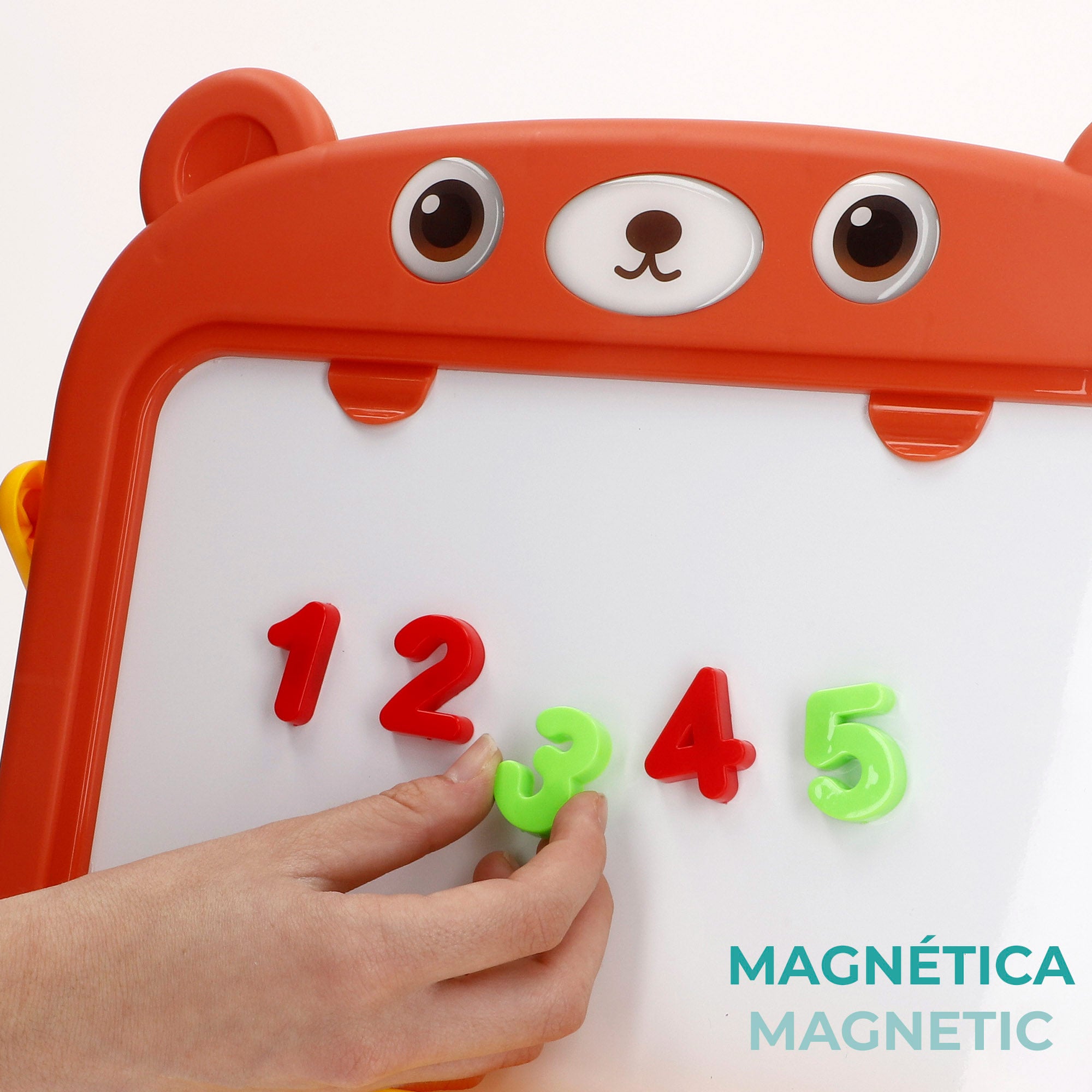 Pizarra magnética oso 2 en 1 con accesorios Good Idea