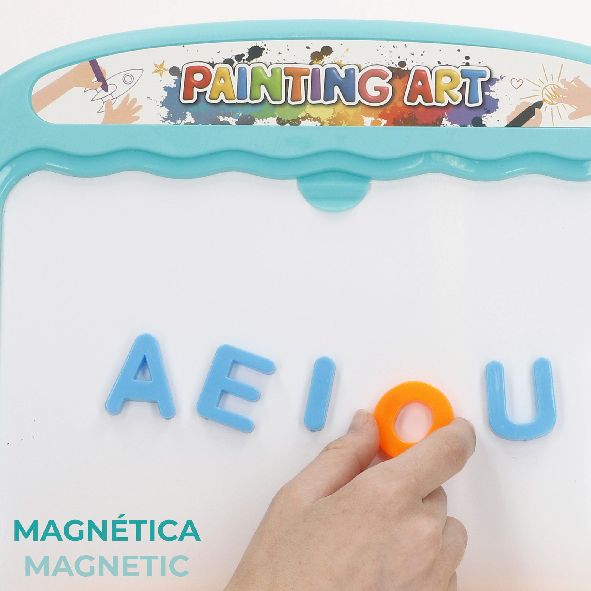 Pizarra magnética 2 en 1 con accesorios Good Idea