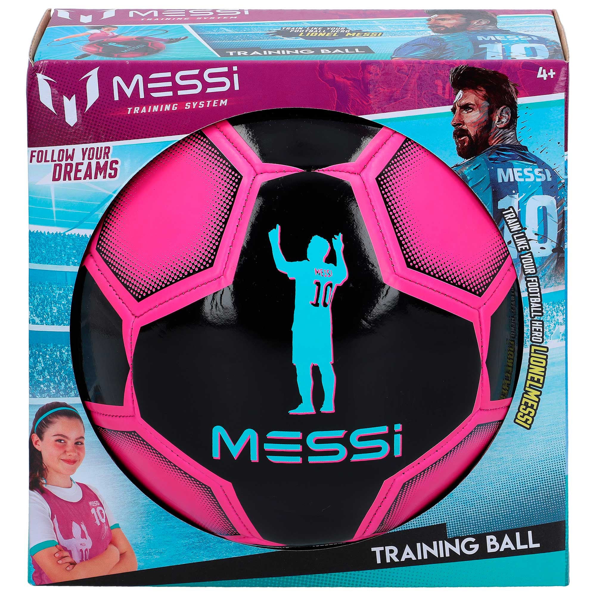 Balón para entrenar con cuerda messi training system