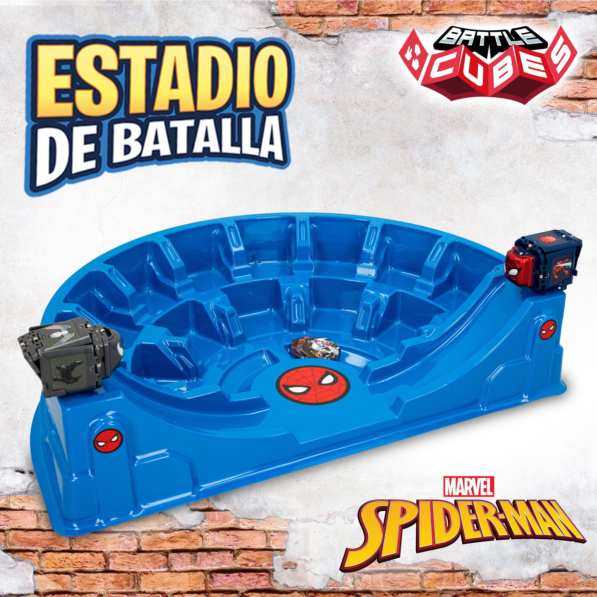 Battle Cubes Marvel Spiderman Estadio de batalla