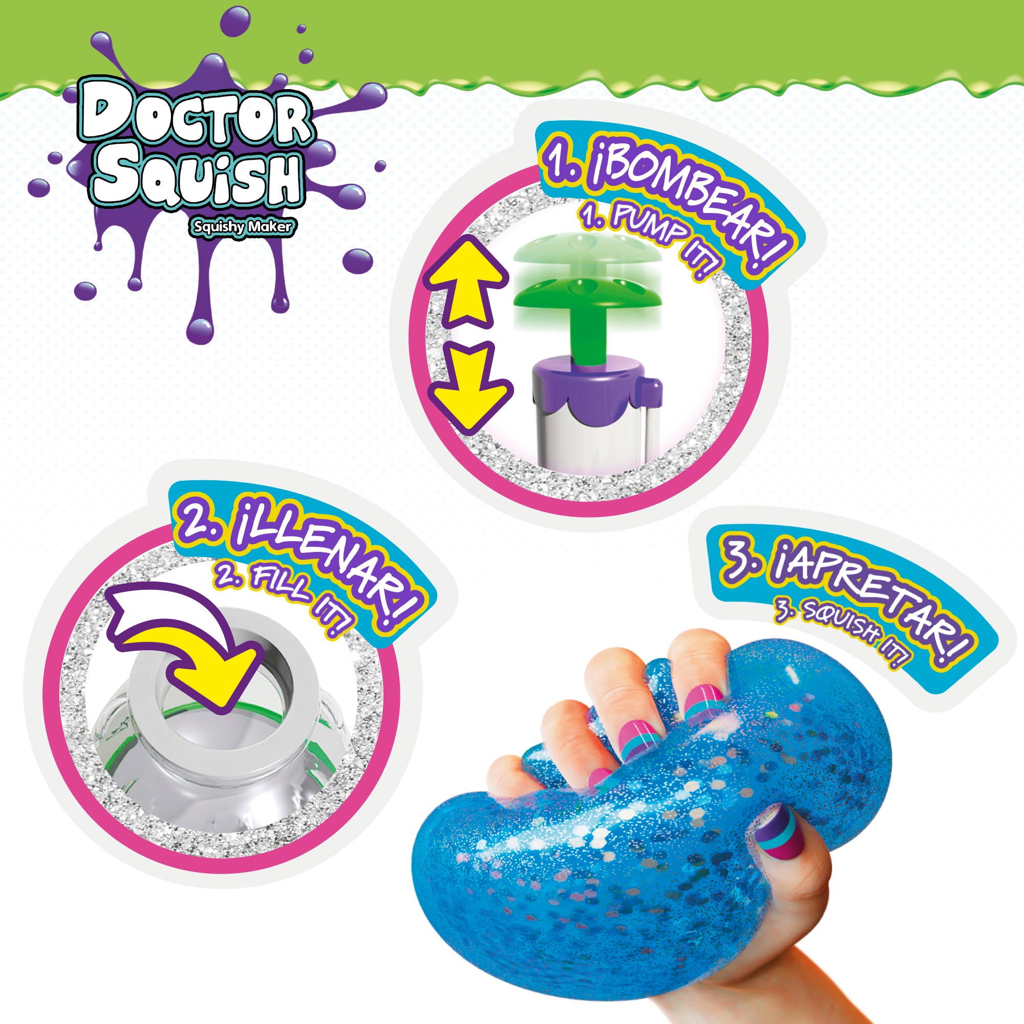 Doctor Squish Fábrica de bolas squishy slime antiestrés