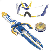 Infinity Nado Set gafas hiperdimensión, espada y peonza Dragón de Agua