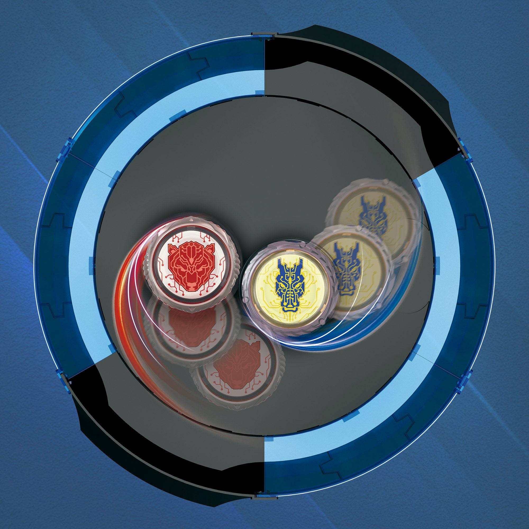 Infinity Nado Set Estadio arena, espadas y peonzas Dragón de Agua vs Oso Llameante