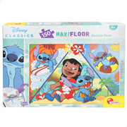 Disney Stitch Puzzle doble cara para colorear 150 piezas