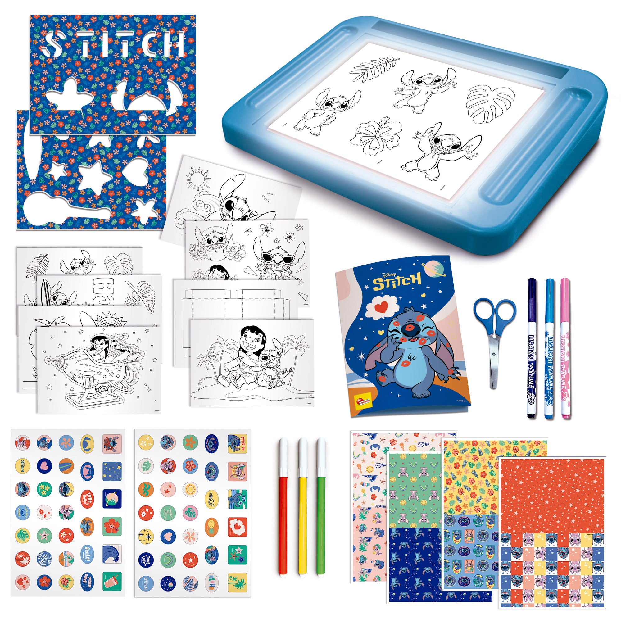 Disney Stitch Mesa de dibujo con luz