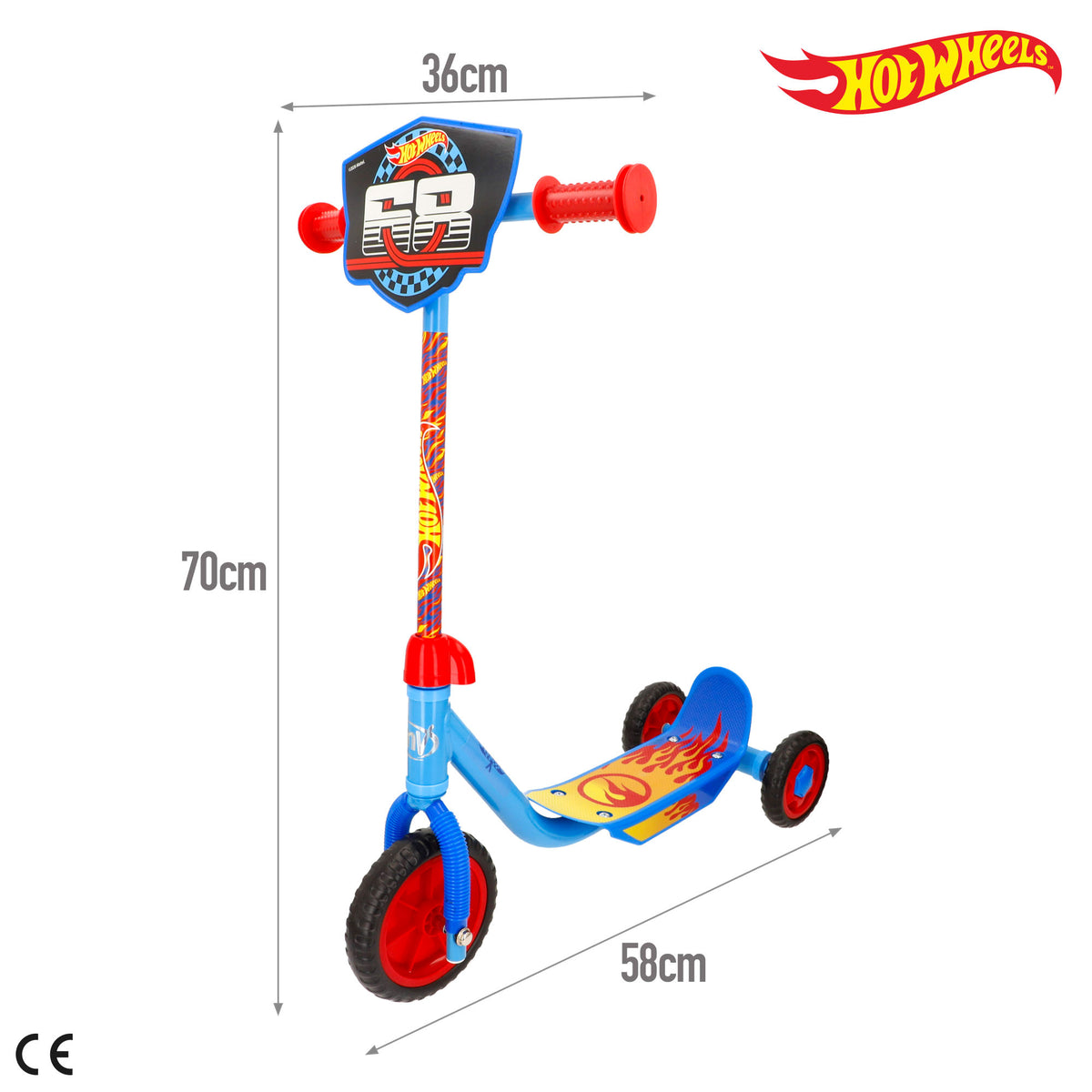 Hot Wheels Patinete 3 ruedas + 2 años