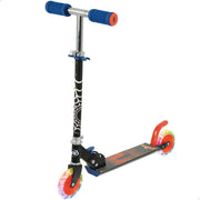 Spiderman Patinete plegable 2 ruedas con luces 5 años