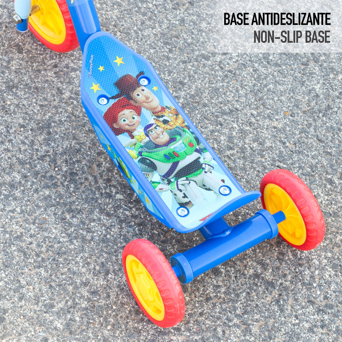 Toy Story Patinete plegable 3 ruedas + 2 años