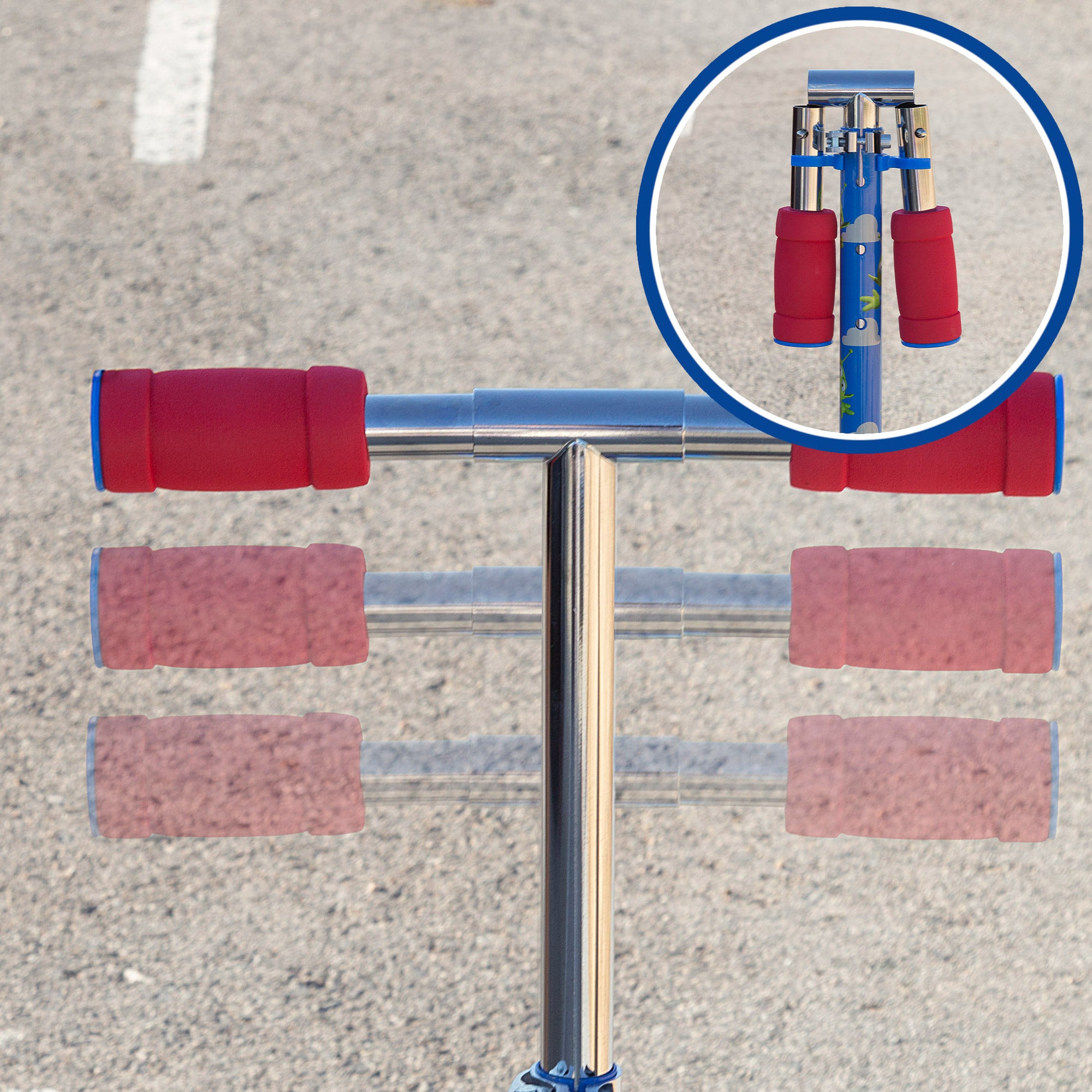 Toy Story Patinete plegable 2 ruedas con luces