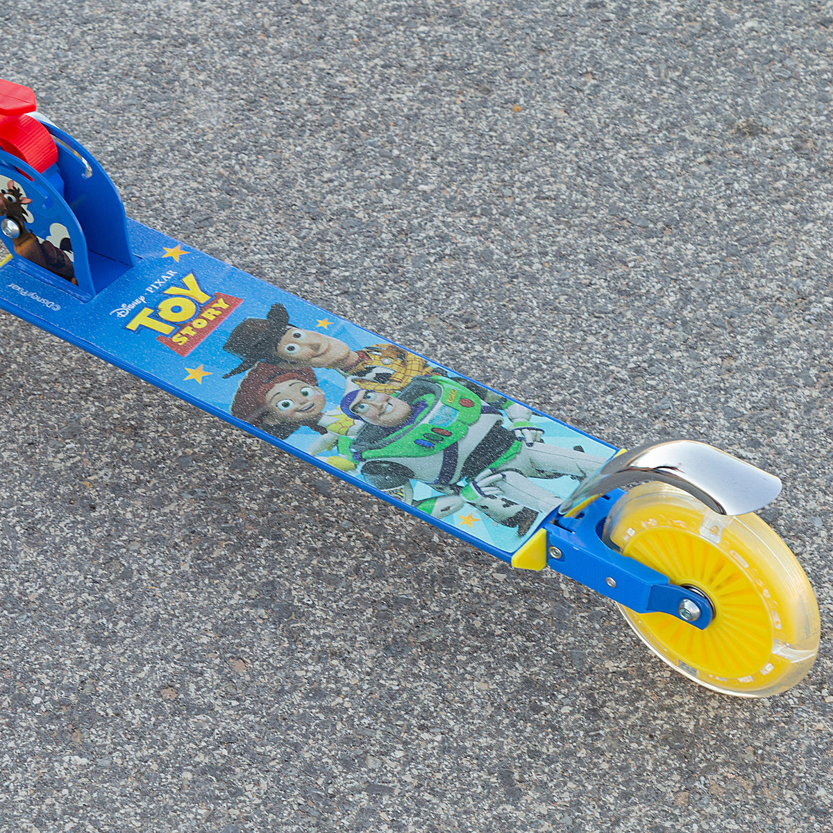 Toy Story Patinete plegable 2 ruedas con luces