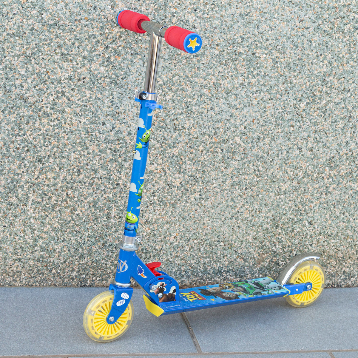 Toy Story Patinete plegable 2 ruedas con luces