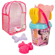 Minnie Set cubo playa con accesorios y mochila transporte