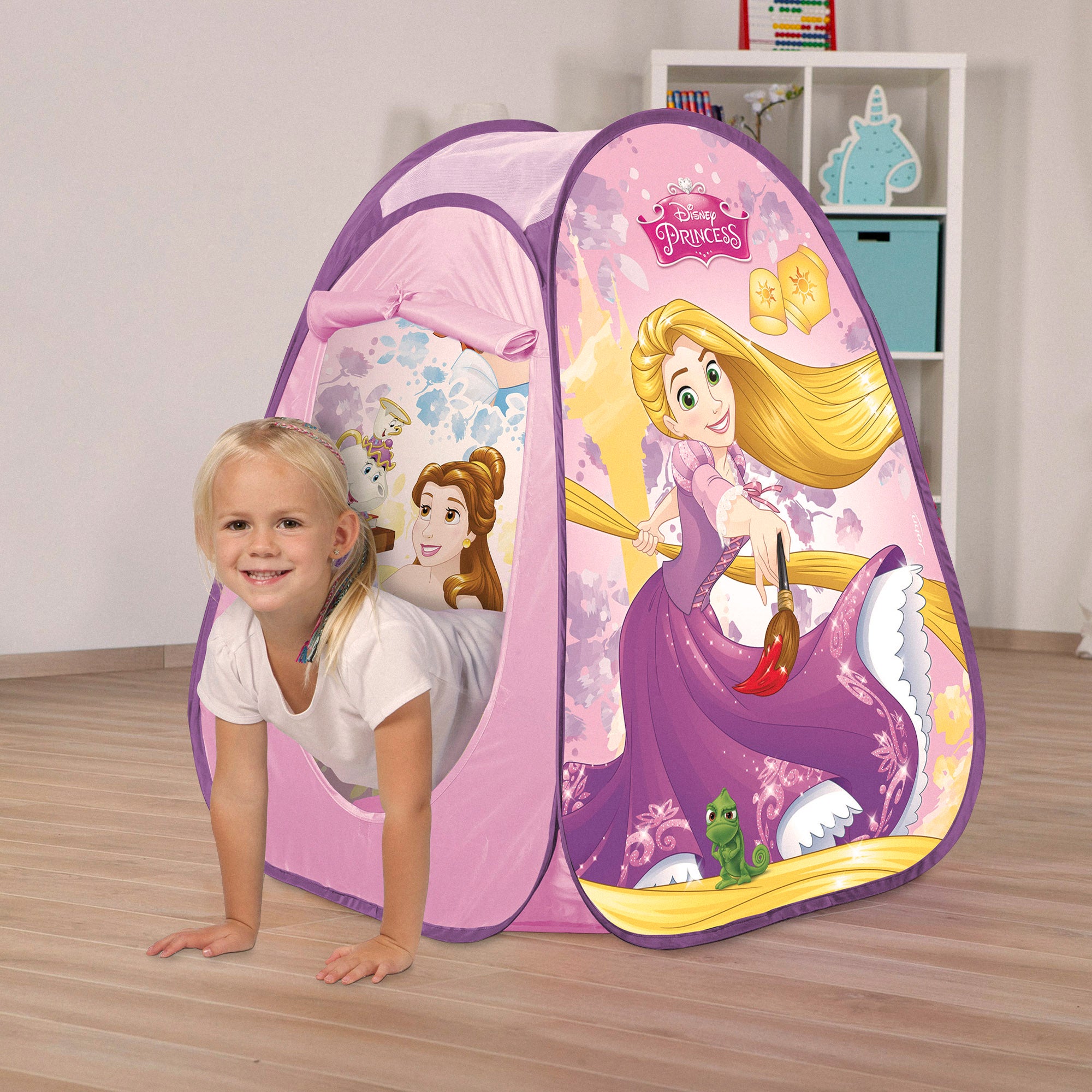Disney Princess Tienda de campaña infantil Pop Up 75x75x90 cm