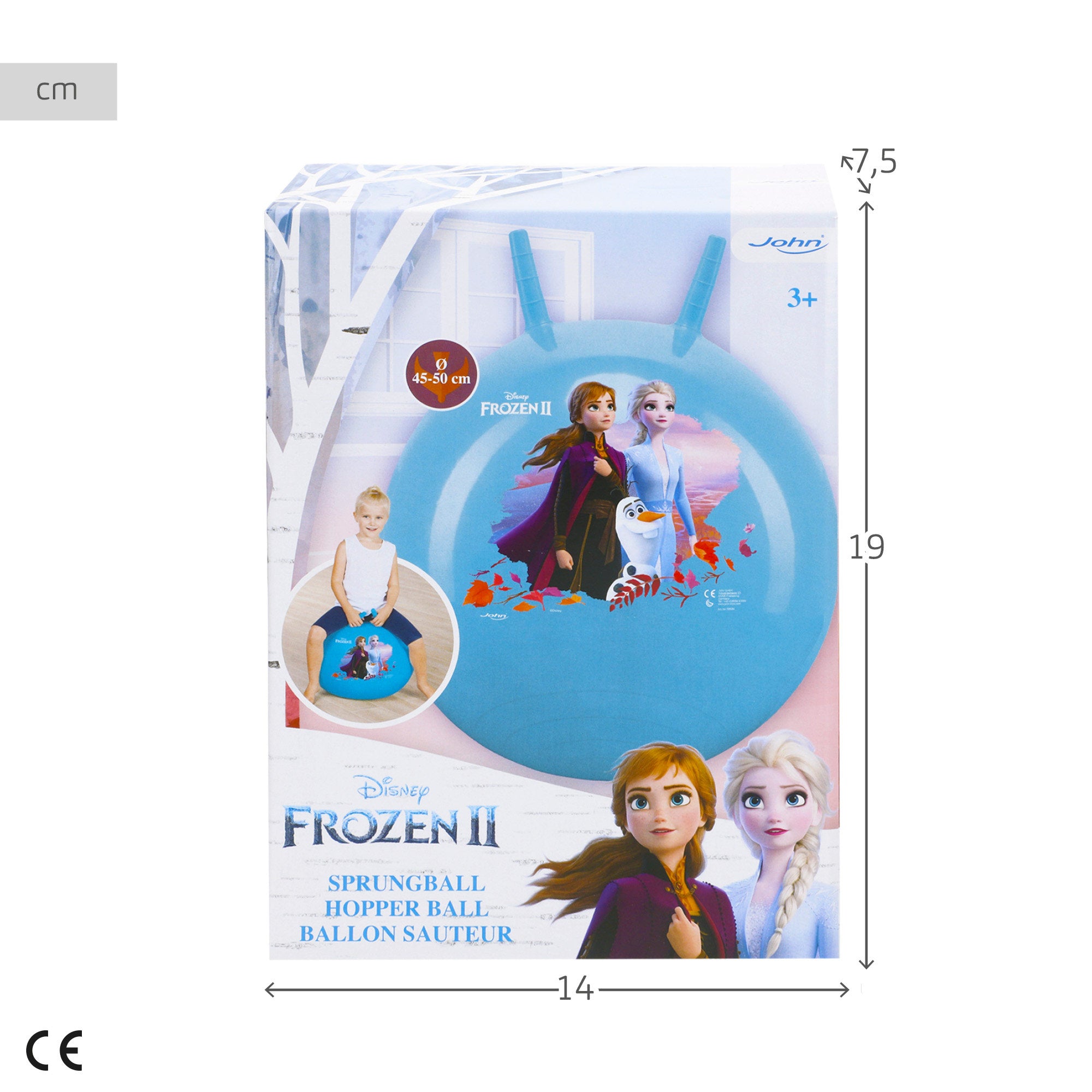 Frozen II Pelota saltarina hinchable Ø45-50 cm