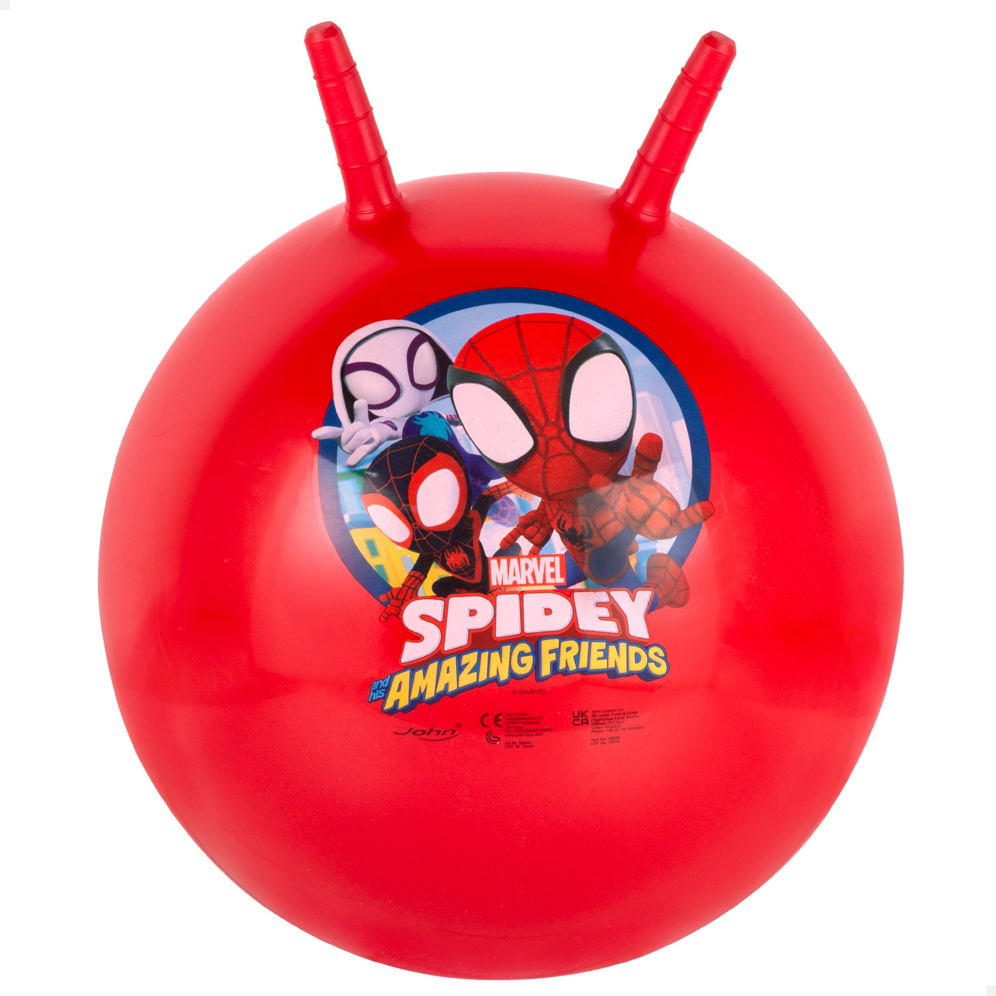 Spidey y su superequipo Pelota saltarina hinchable Ø45-50 cm