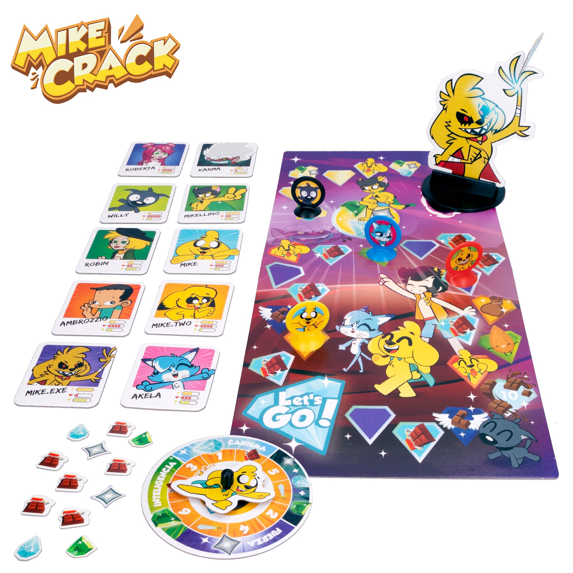 Mikecrack Juego de mesa oficial "Los Cristales Legendarios"
