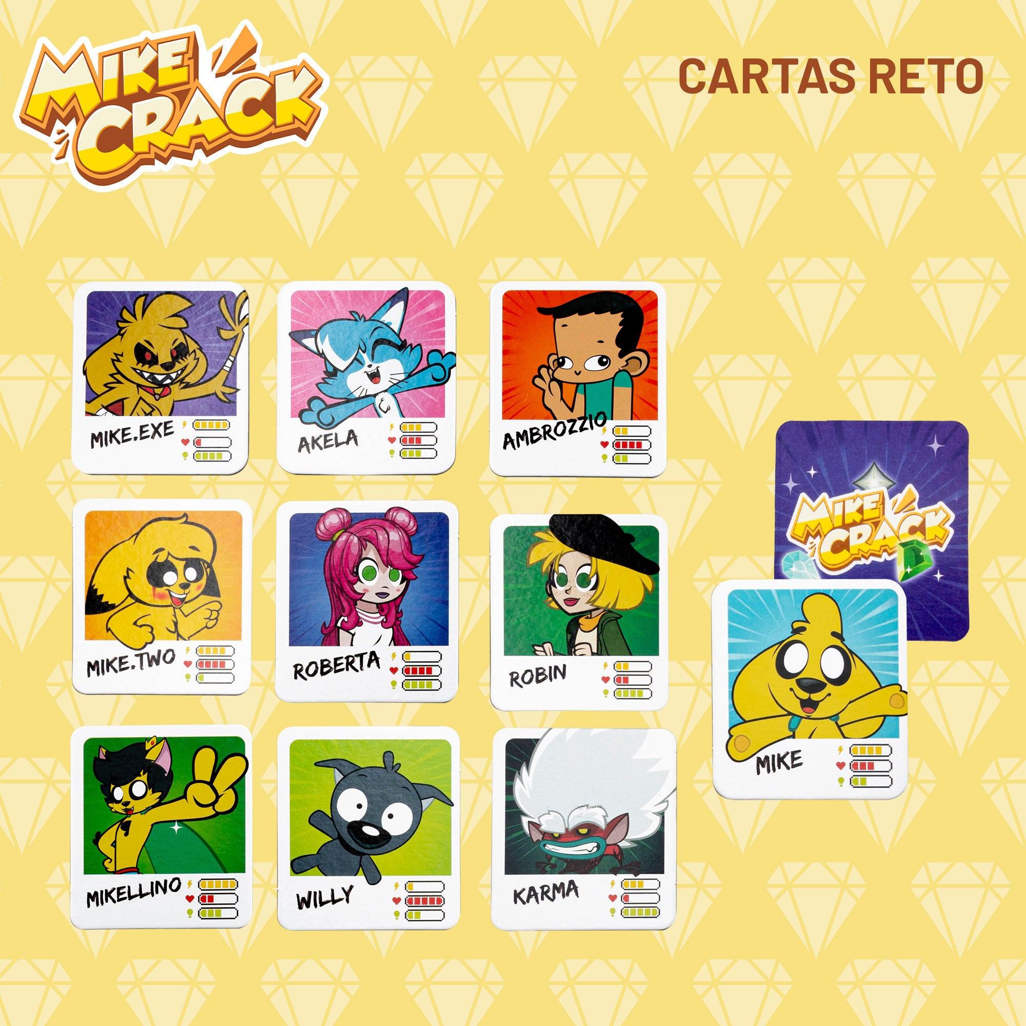 Mikecrack Juego de mesa oficial "Los Cristales Legendarios"