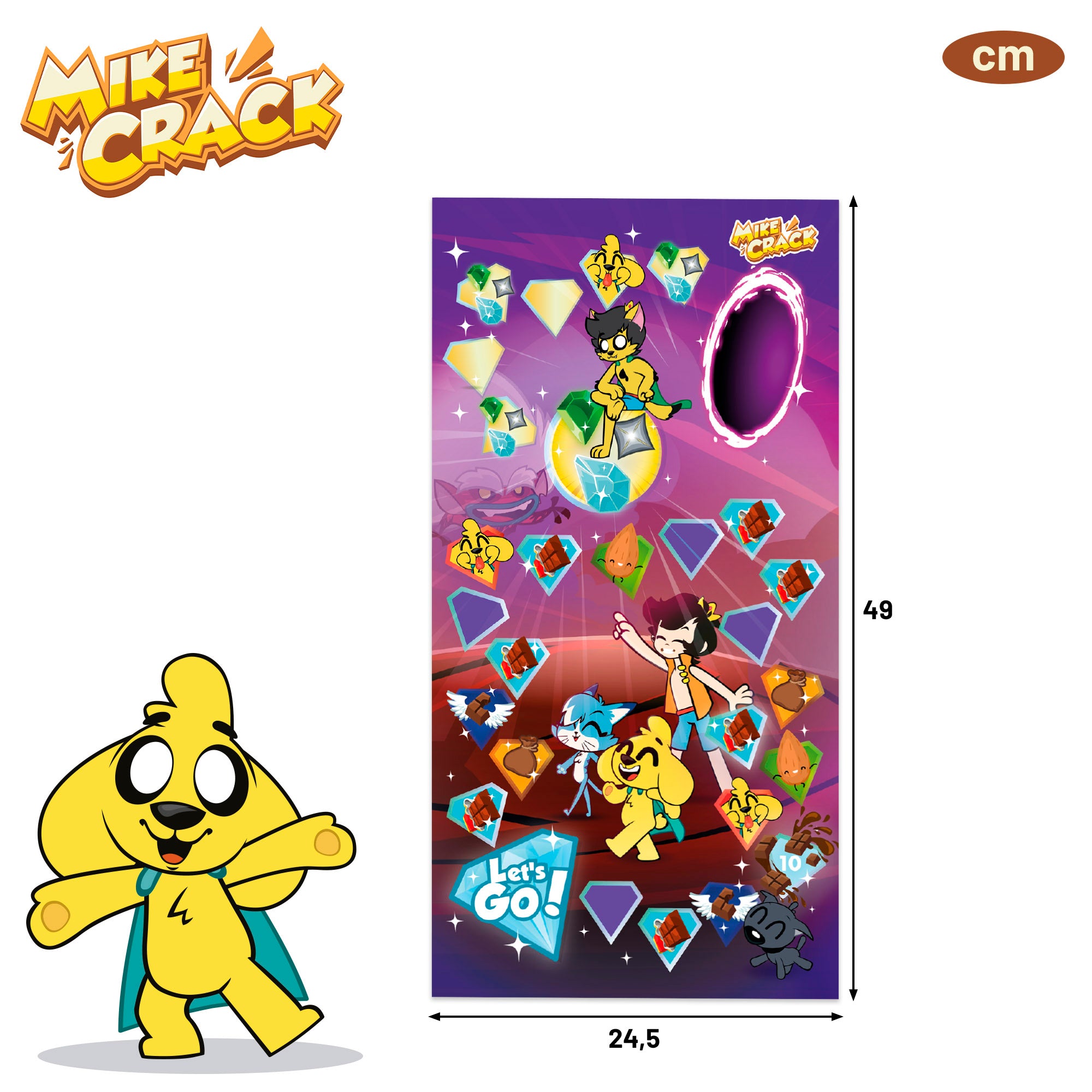 Mikecrack Juego de mesa oficial "Los Cristales Legendarios"