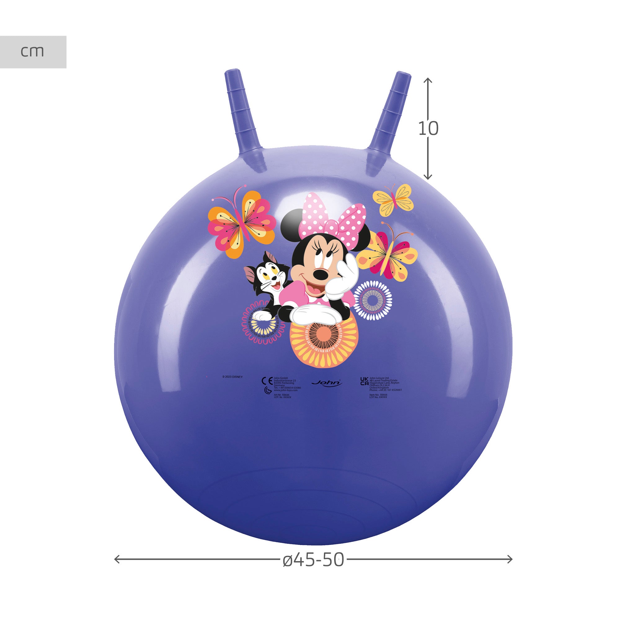 Minnie Pelota saltarina hinchable oficial Ø45-50 cm