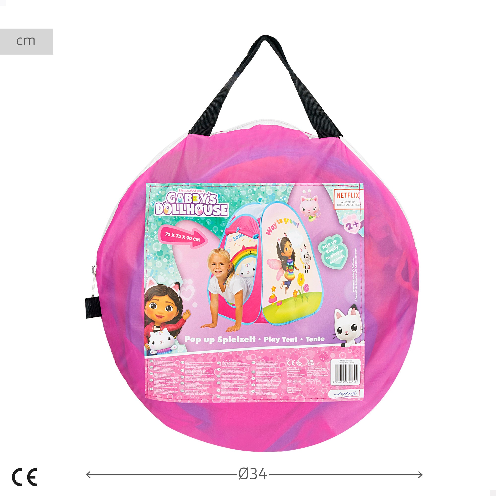 Gabby's Dollhouse Tienda de campaña infantil pop up oficial