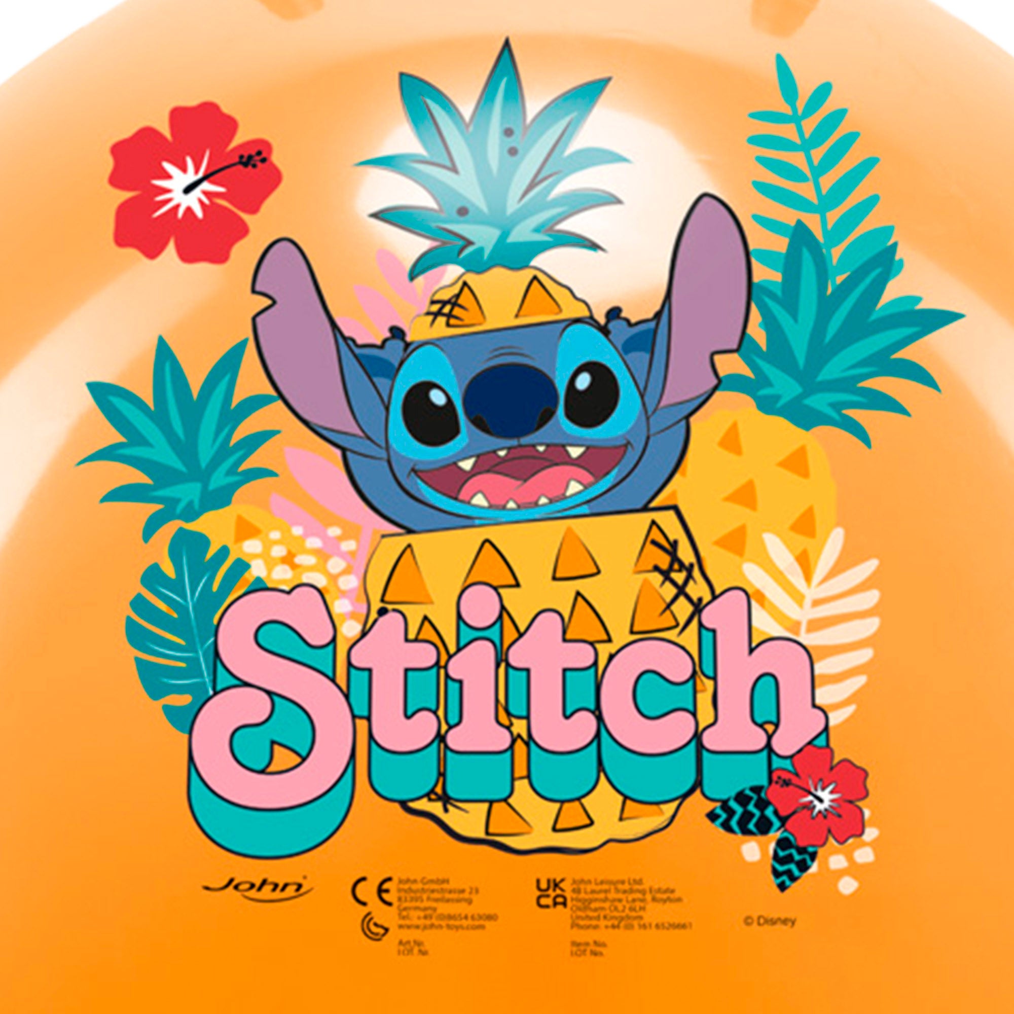 Stitch Pelota hinchable saltarina 45cm