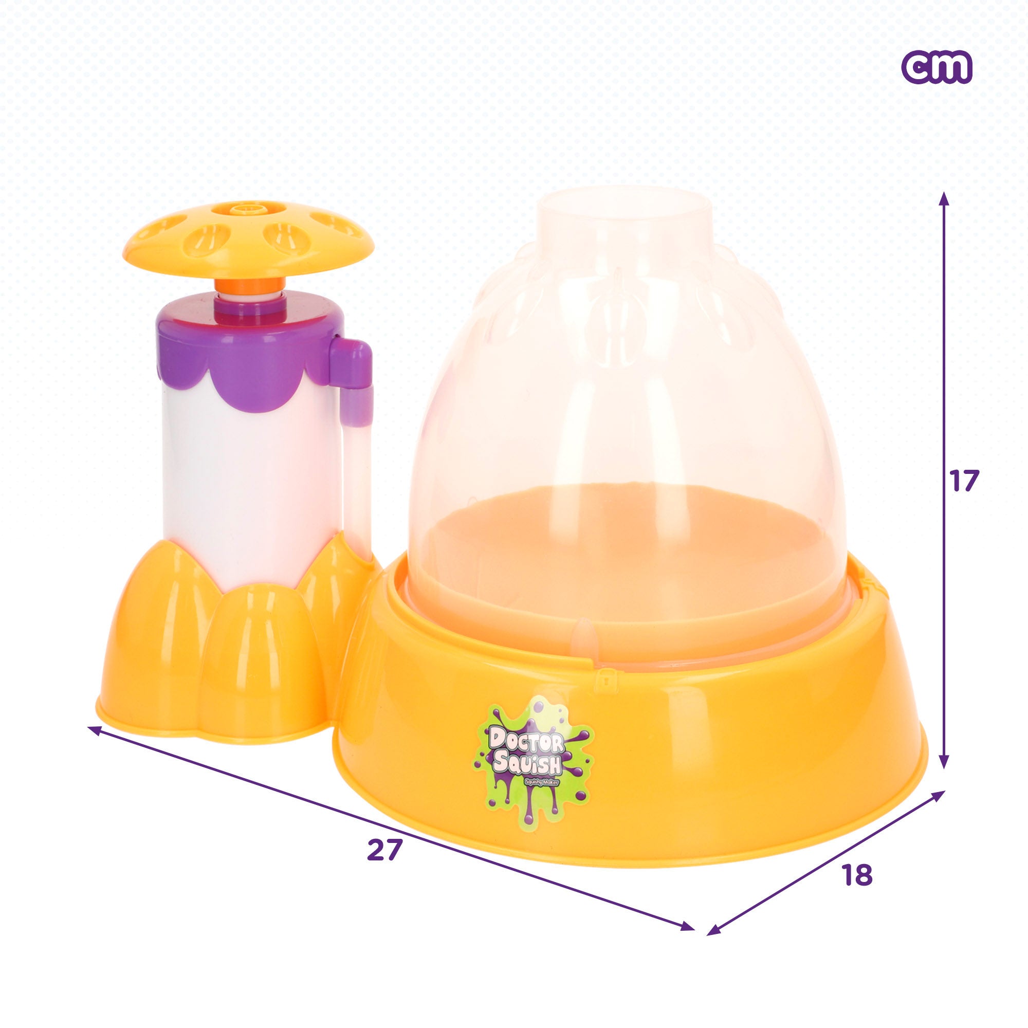 Doctor Squish Estación fábrica bolas squishies Neon Edition