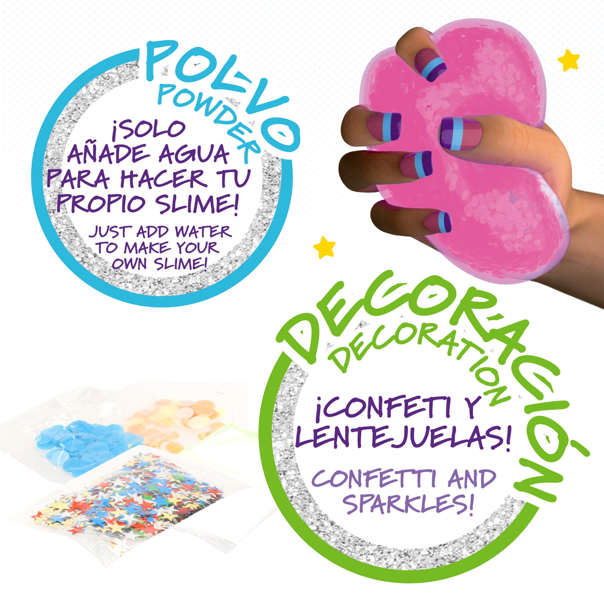 Doctor Squish Estación fábrica bolas squishies Neon Edition