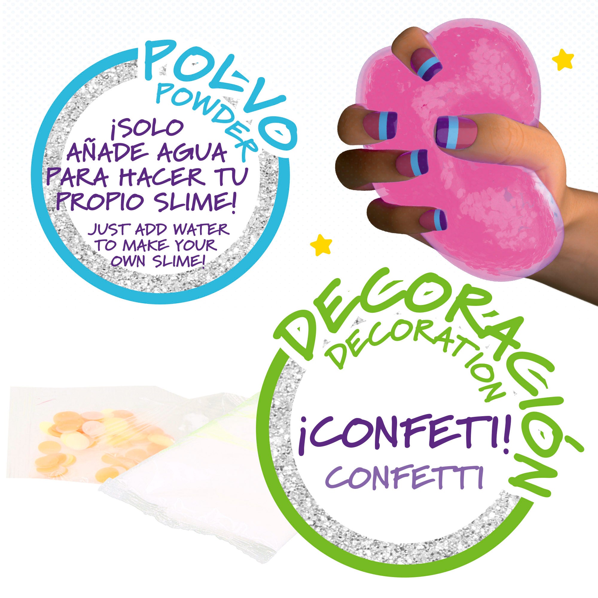 Doctor Squish Recarga Glow it! pack 6 squishies con accesorios