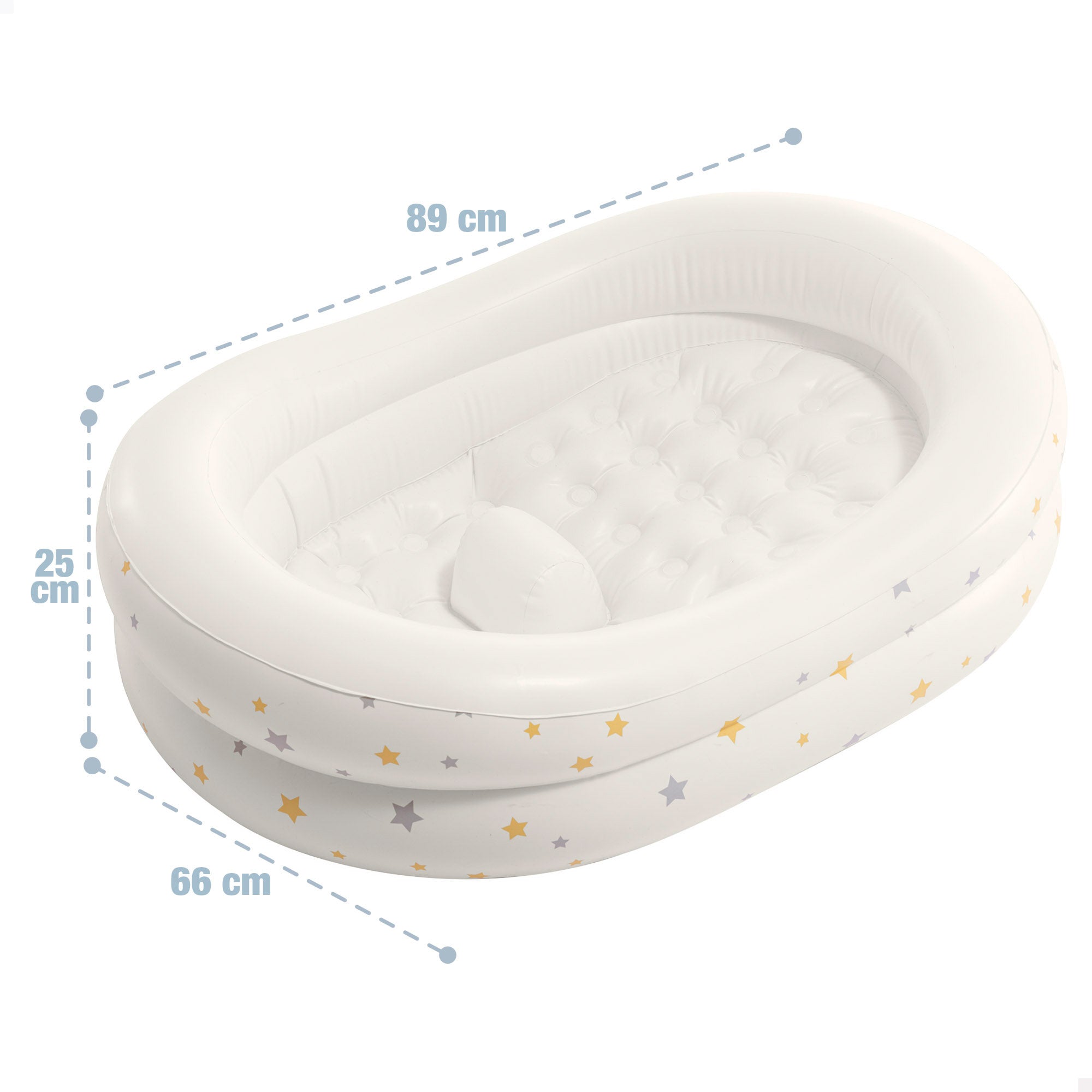 INTEX Bañera hinchable bebé con hinchador