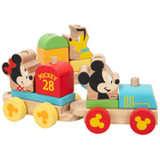 WOOMAX Disney Tren de madera Mickey y Minnie