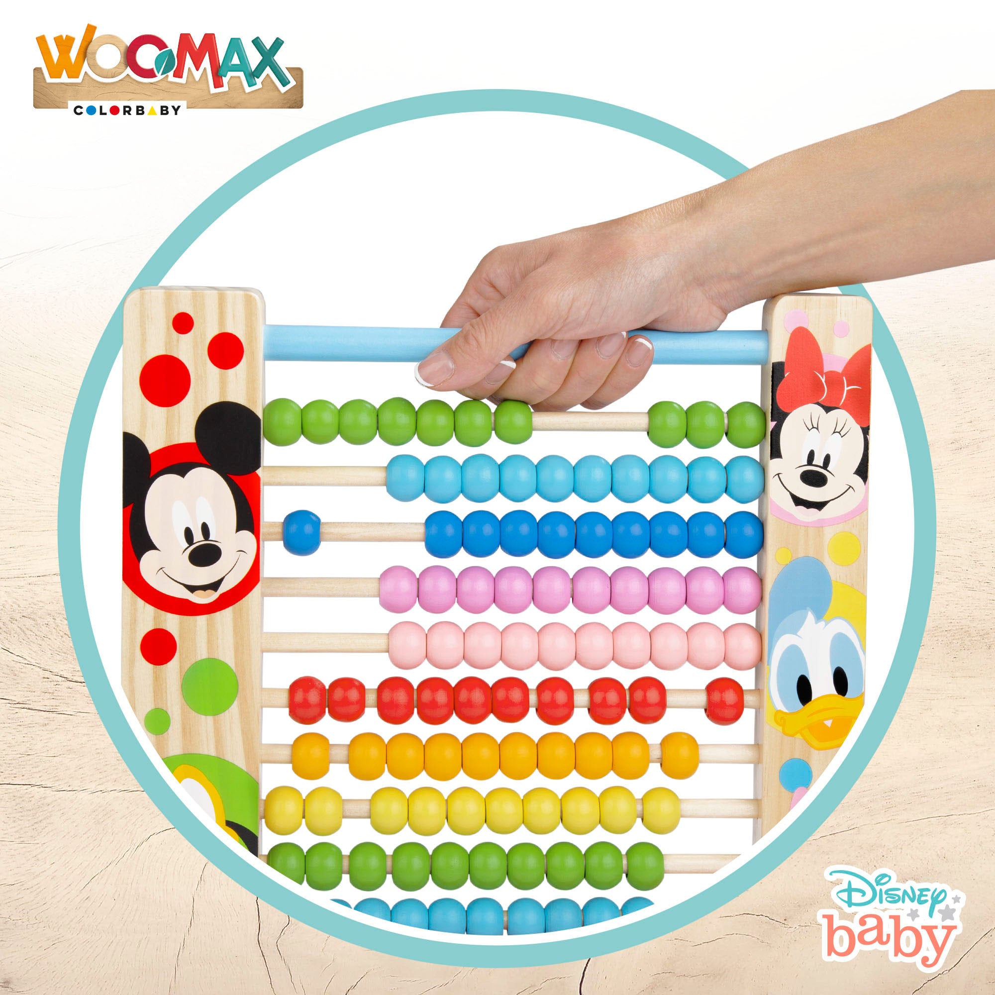 WOOMAX Disney Ábaco de madera