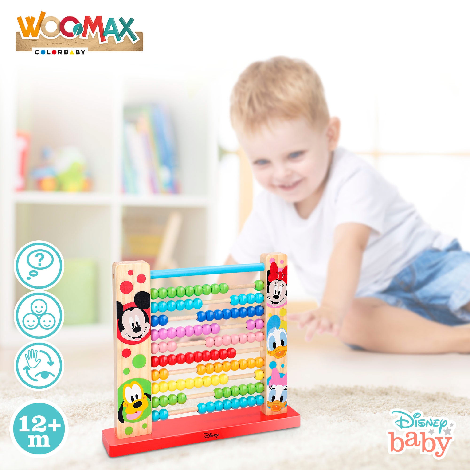 WOOMAX Disney Ábaco de madera