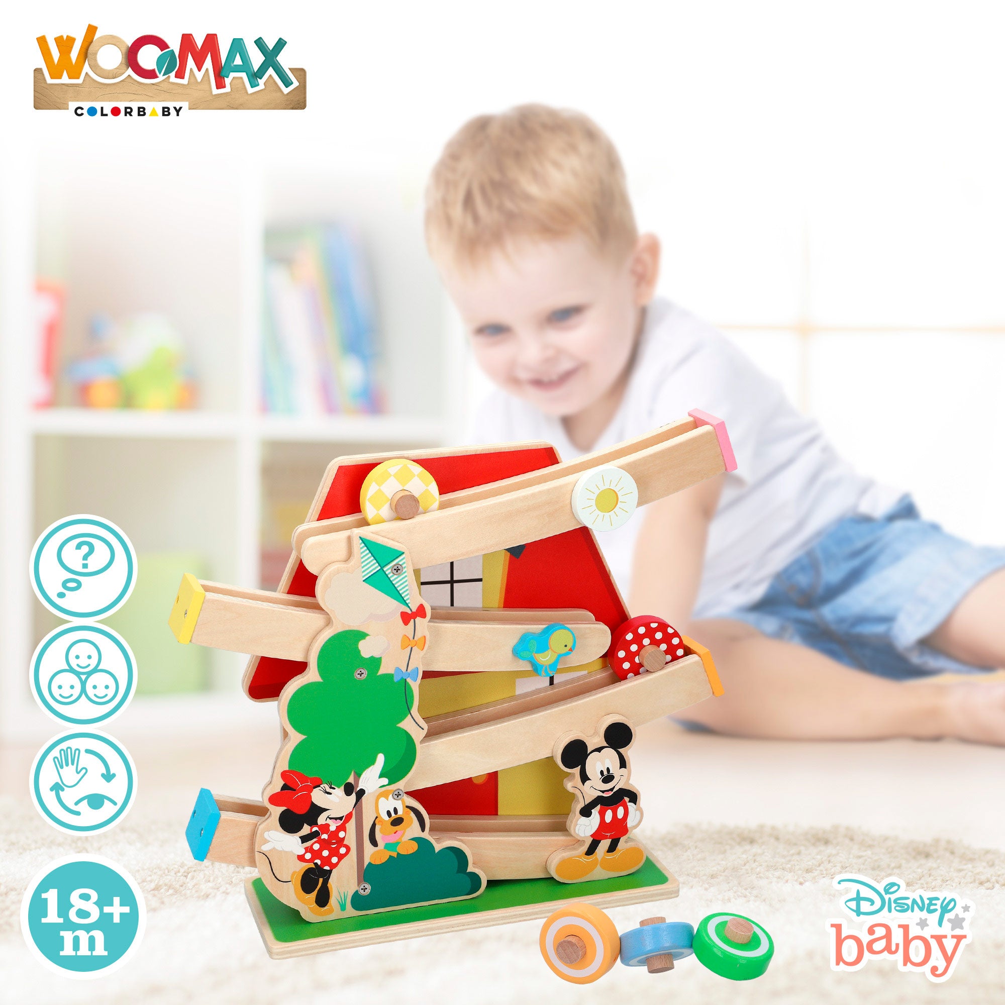 WOOMAX Disney Juego rampa zig zag