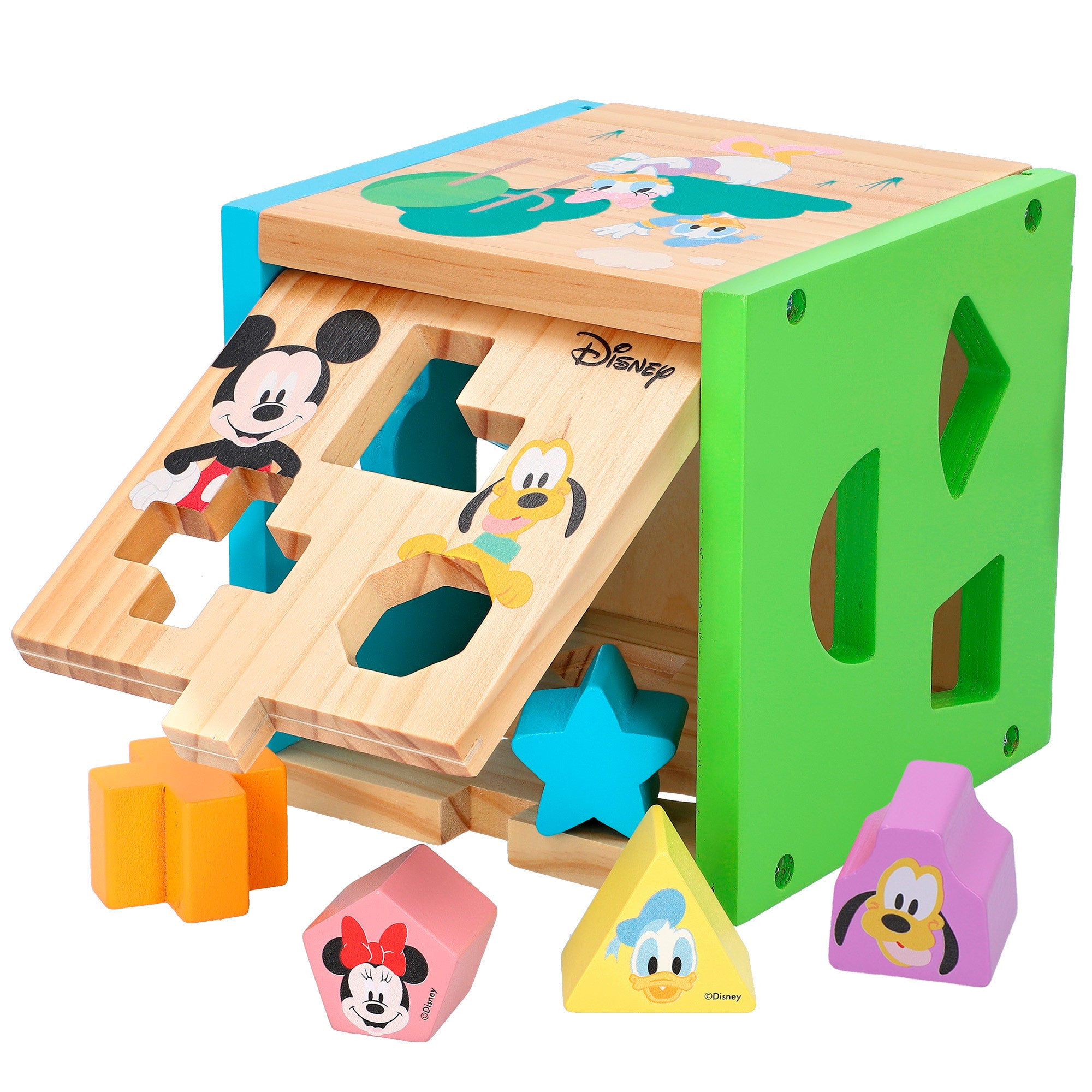 WOOMAX Disney Cubo 13 piezas encajables madera