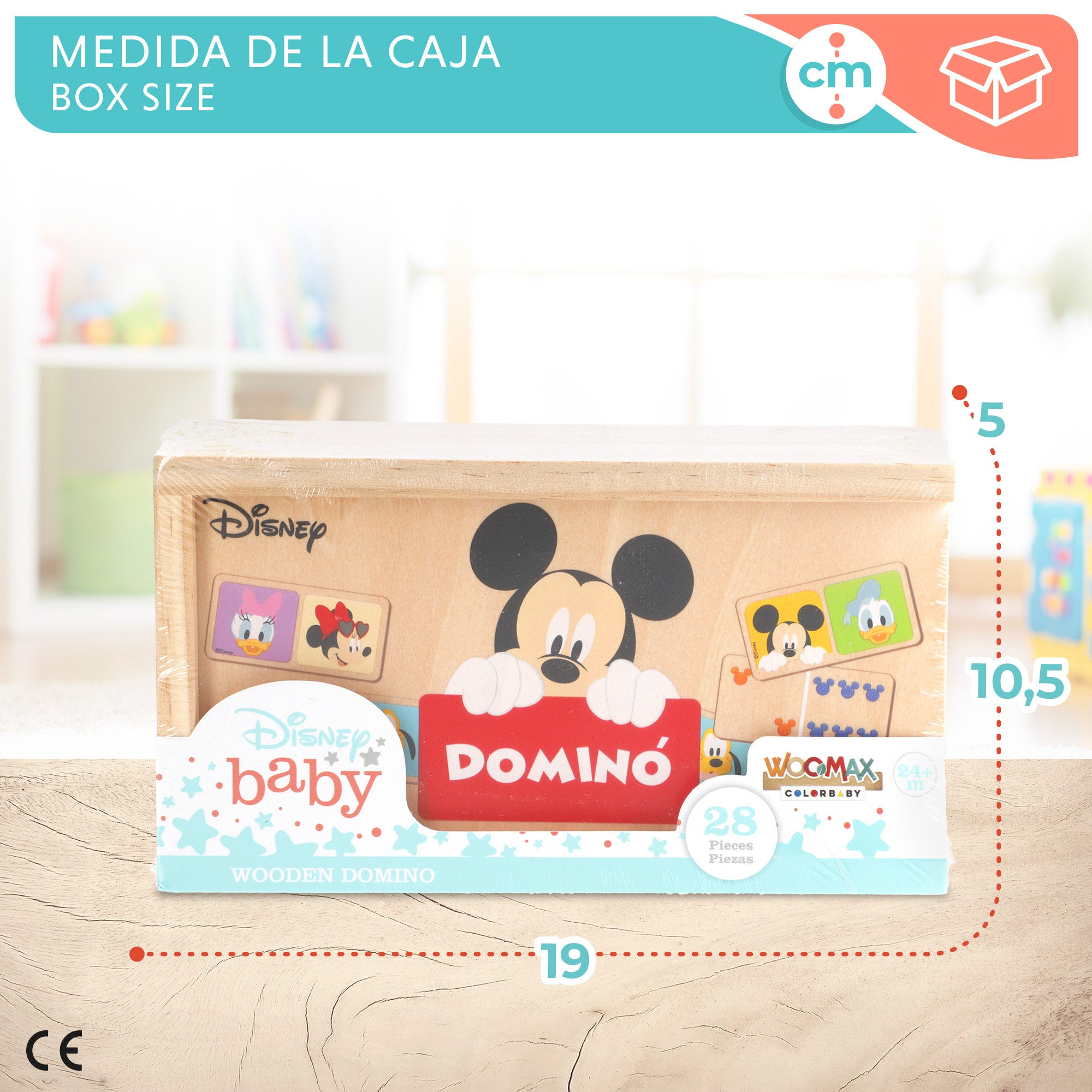 WOOMAX Disney Dominó de madera