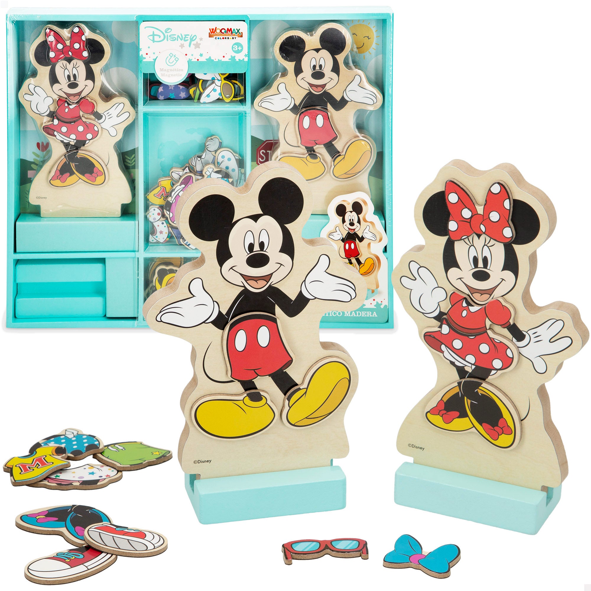 WOOMAX Disney Juego magnético de madera