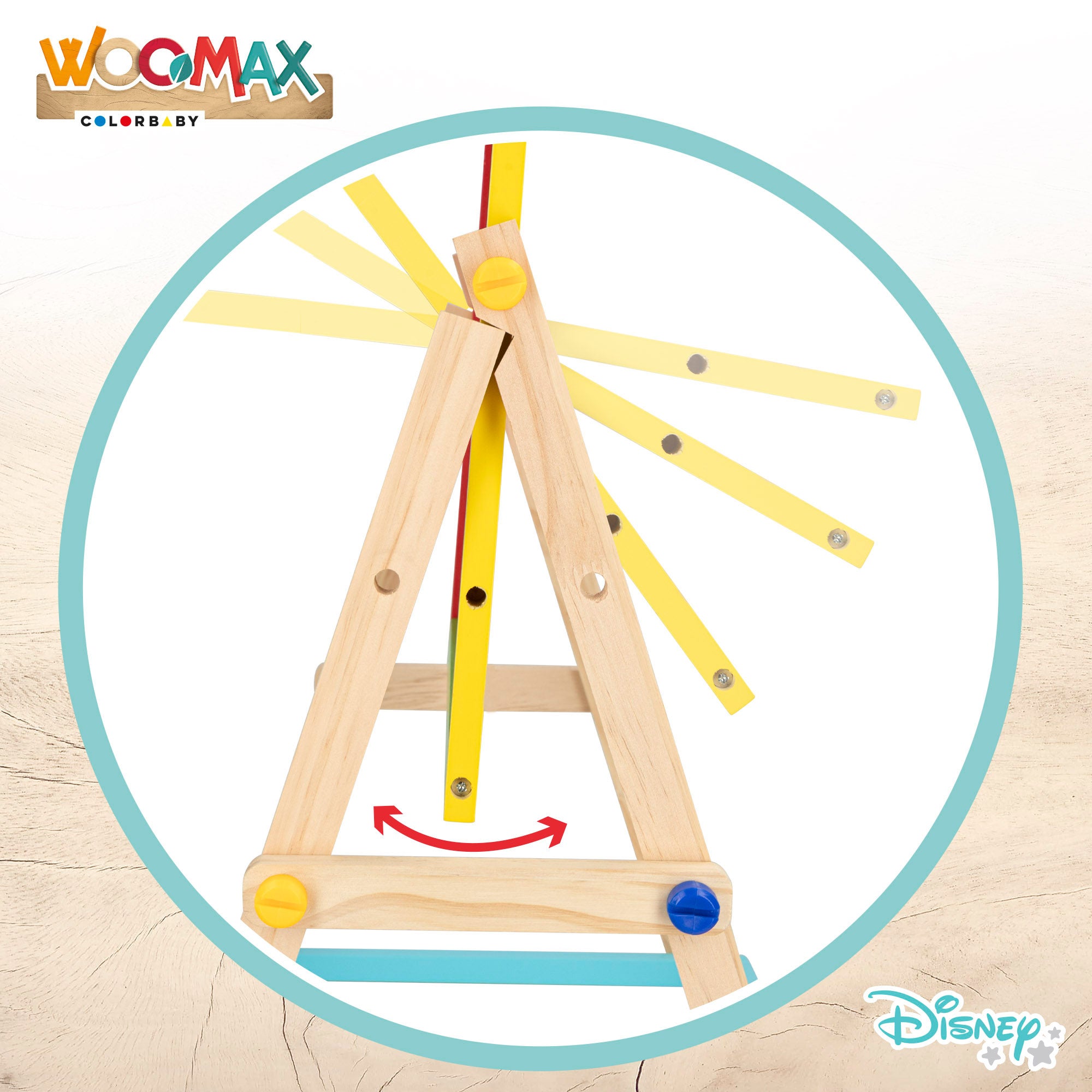 WOOMAX Disney Pizarra de madera