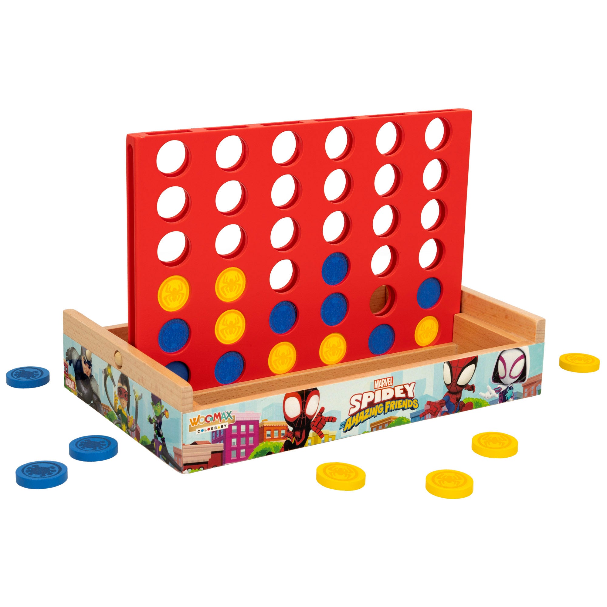 WOOMAX Spidey y su superequipo Juego 4 en raya