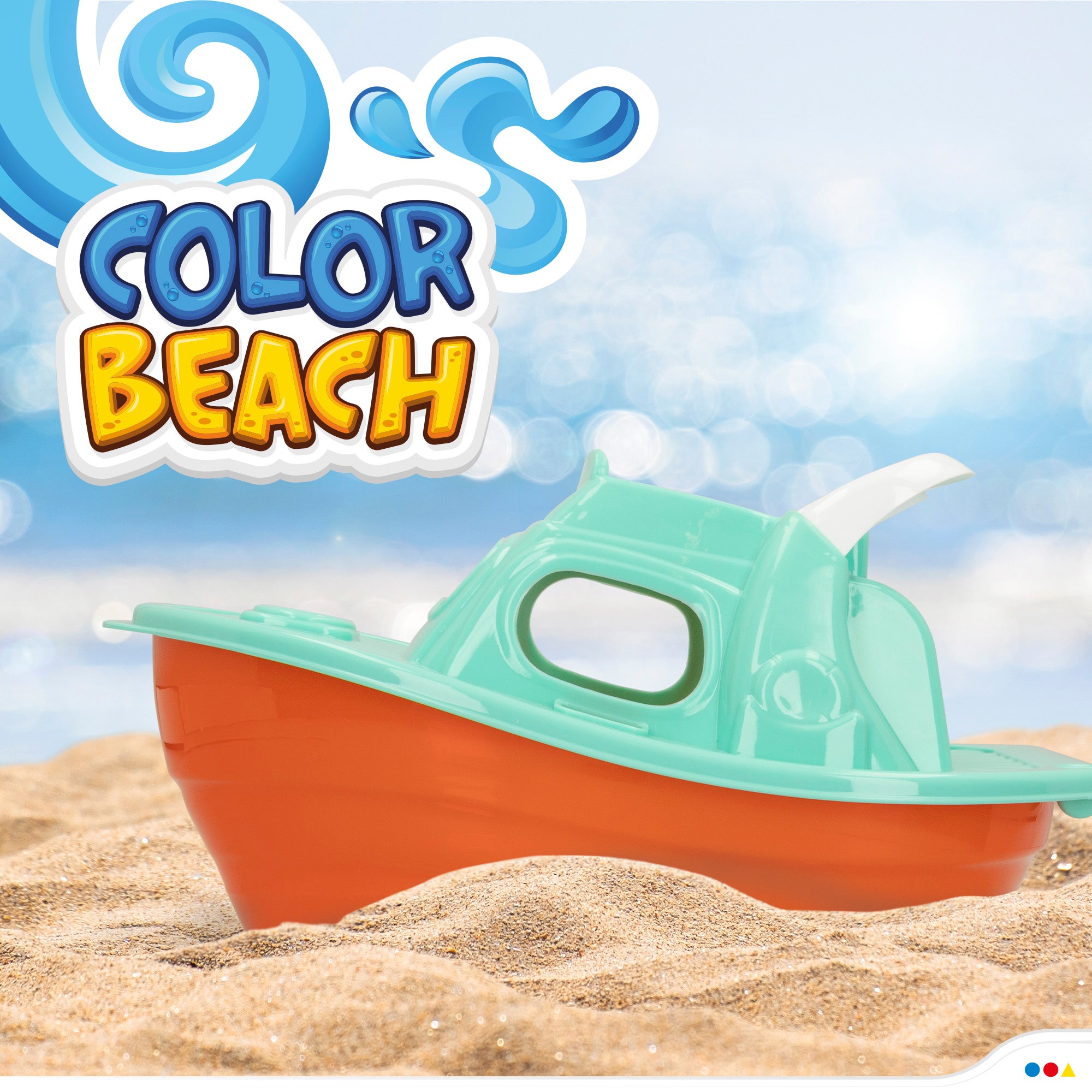 Set de playa yate con accesorios Color Beach