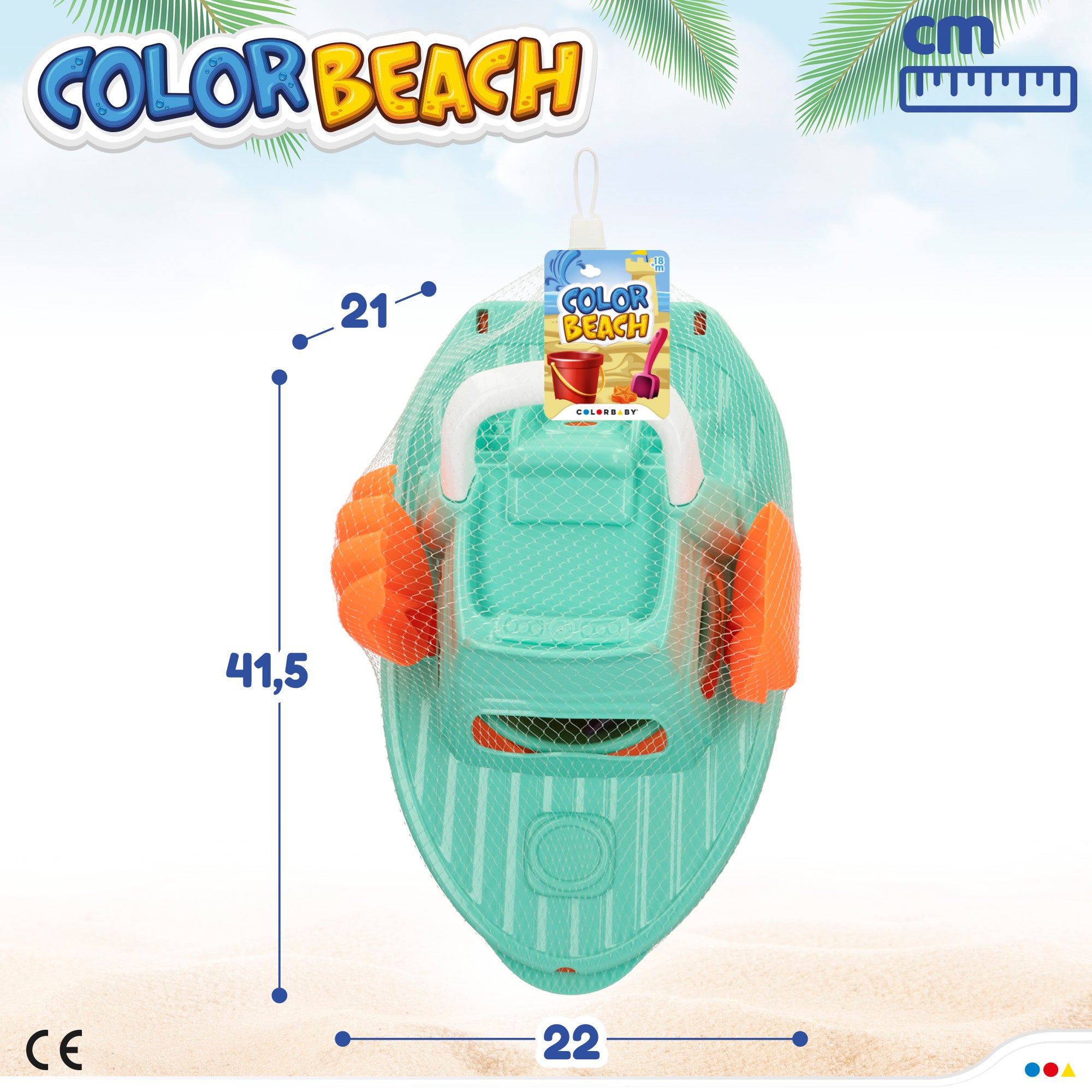 Set de playa yate con accesorios Color Beach