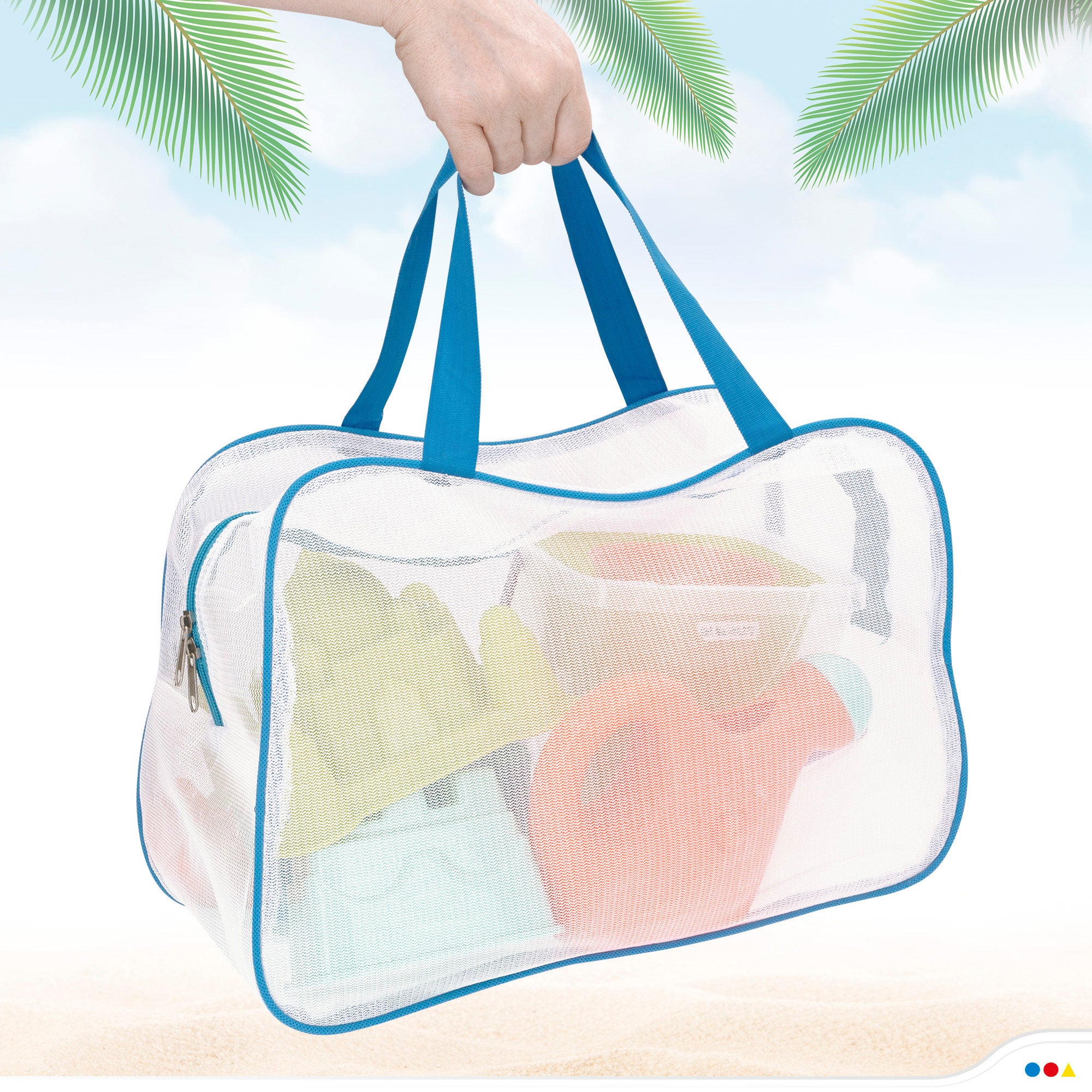 Bolsa de playa con cubo y accesorios Color Beach
