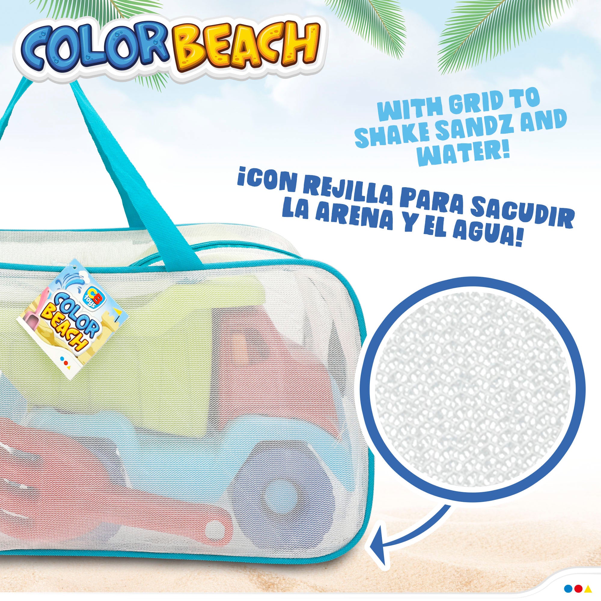 Set de playa Camión con accesorios Color Beach