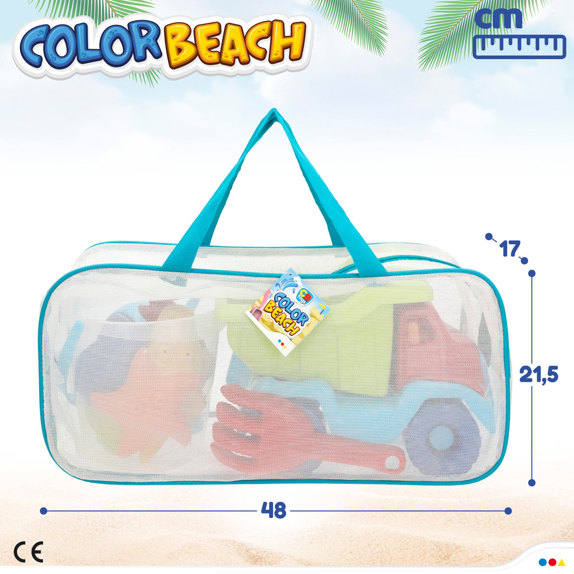 Set de playa Camión con accesorios Color Beach