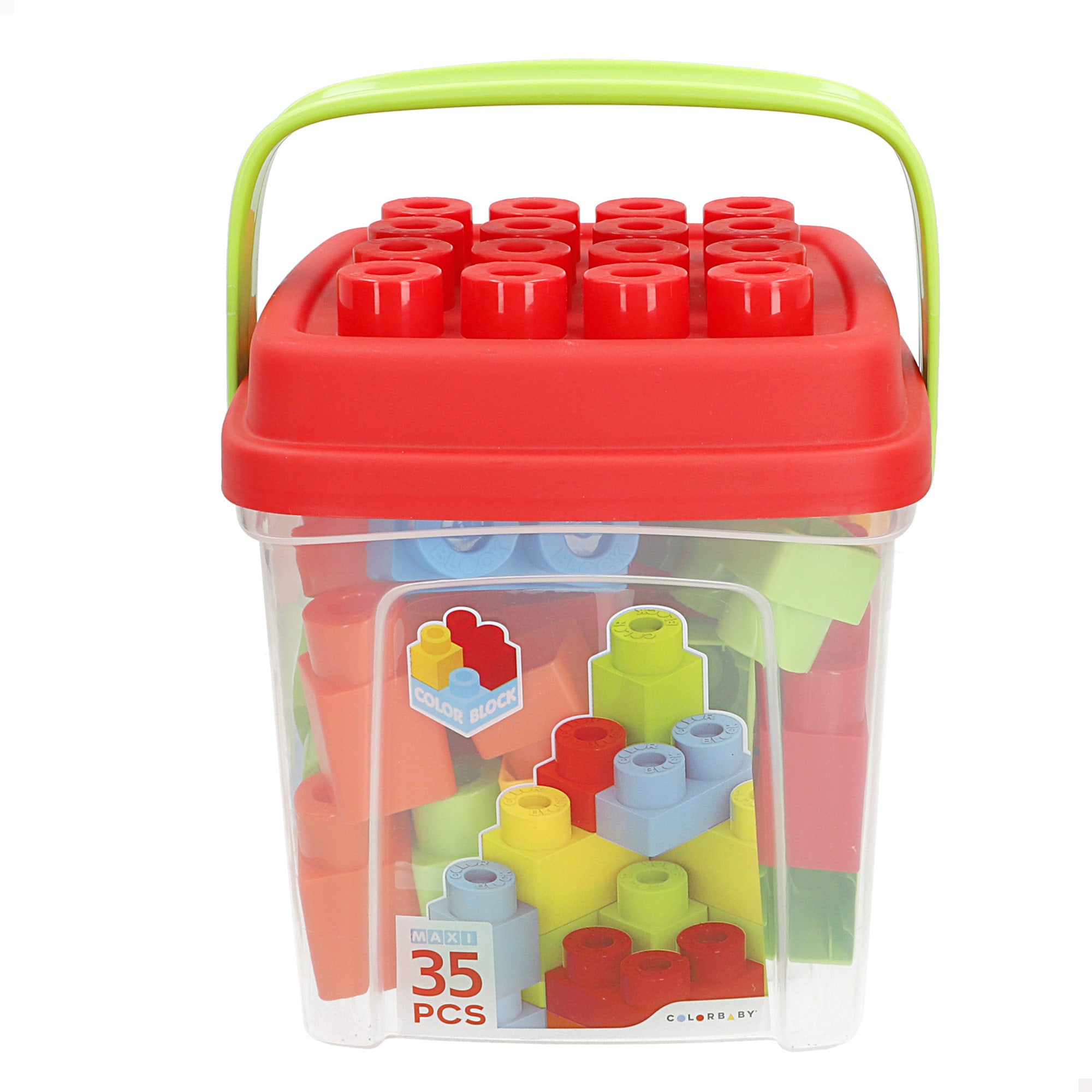 COLOR BLOCK Cubo bloques construcción 35 piezas Maxi