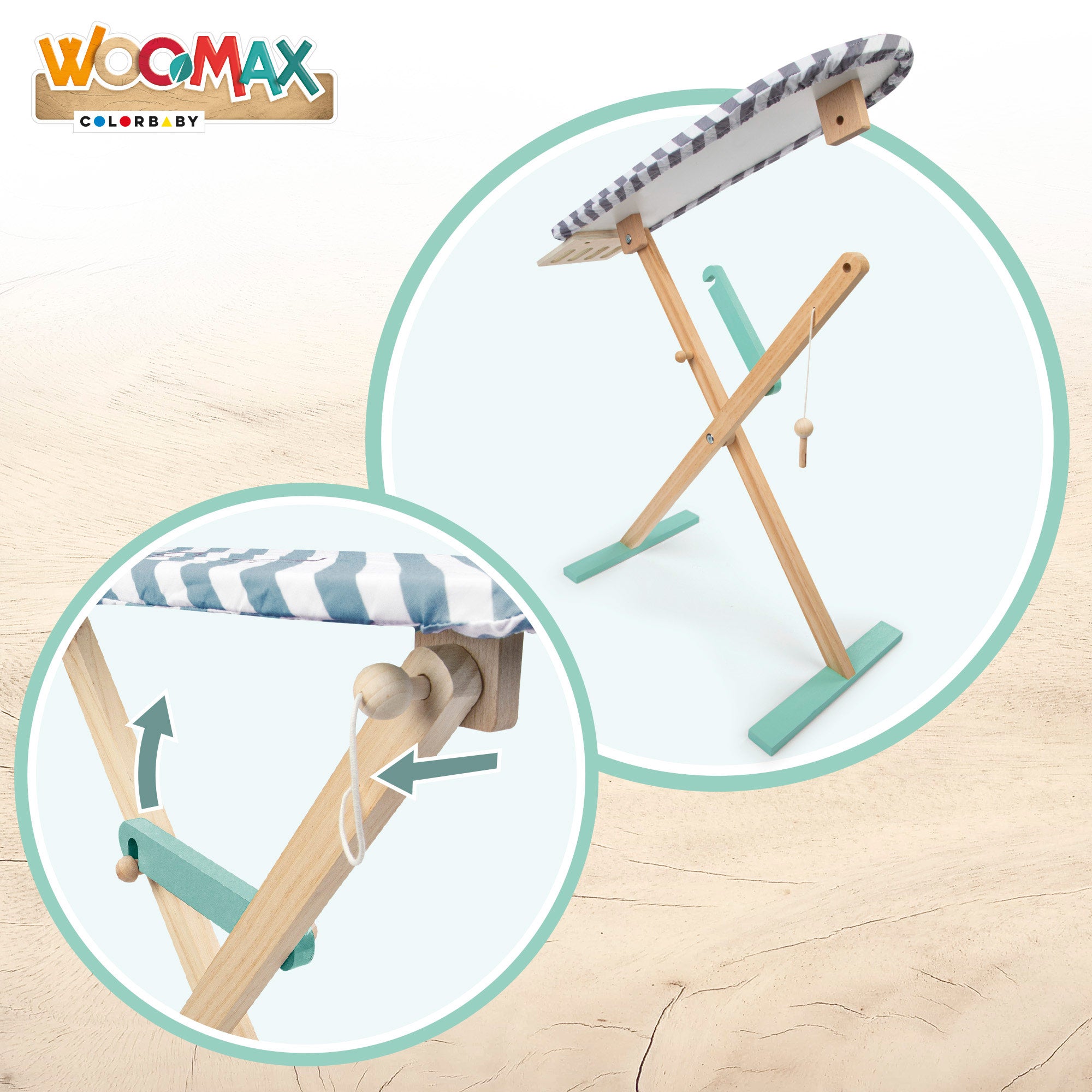 WOOMAX Plancha de madera