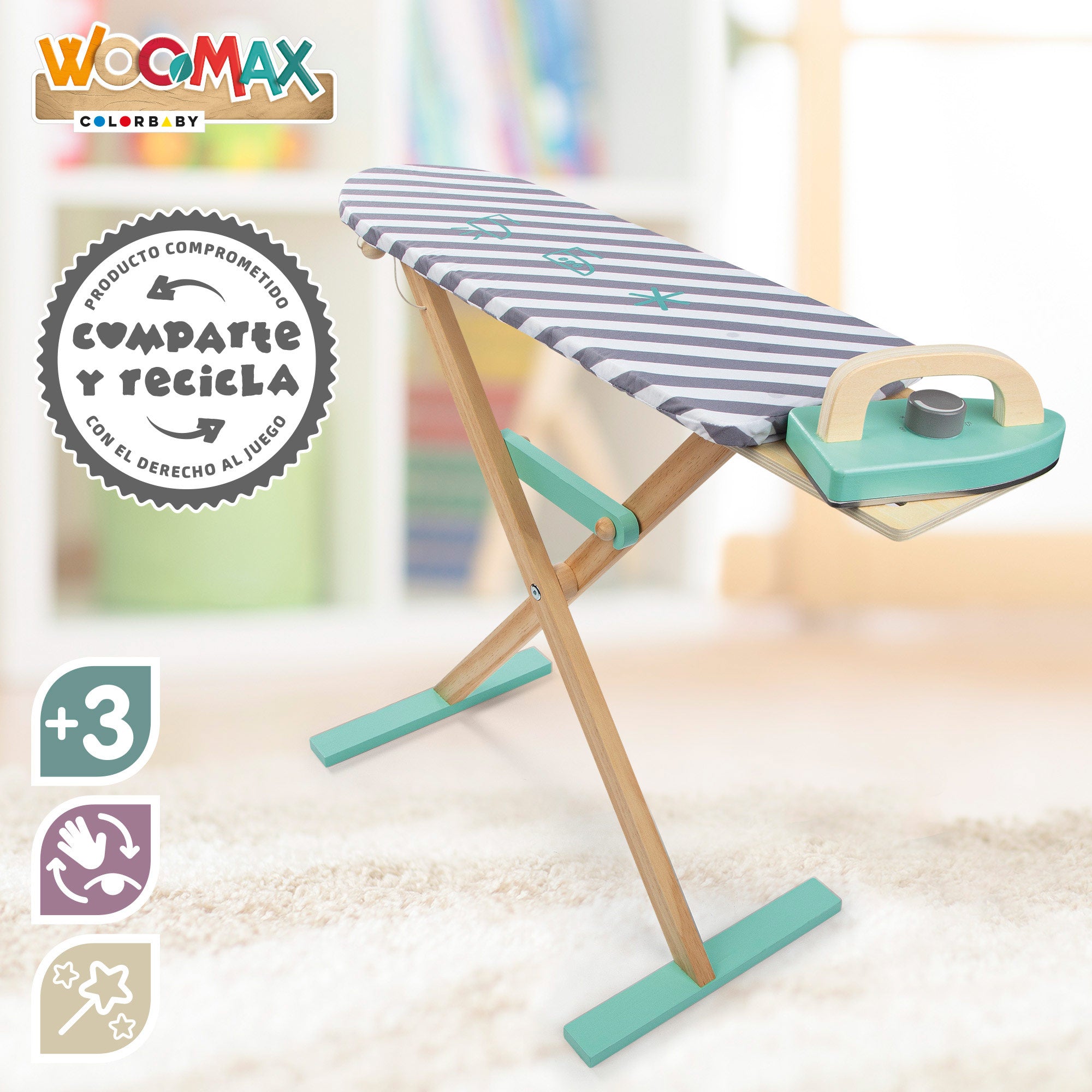 WOOMAX Plancha de madera